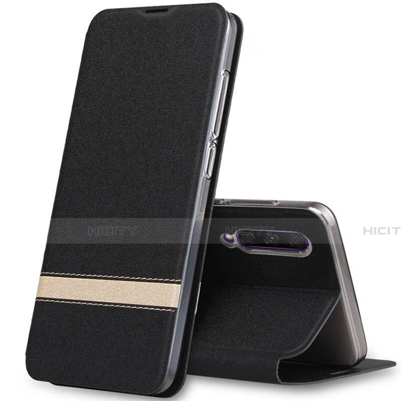 Custodia Portafoglio In Pelle Cover con Supporto L03 per Huawei Honor 9X Pro Nero