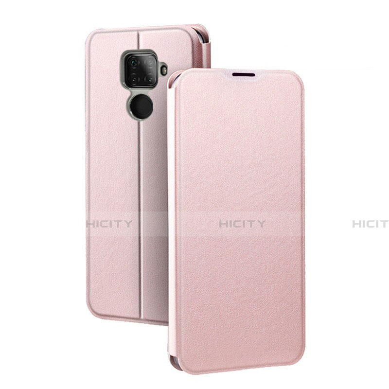 Custodia Portafoglio In Pelle Cover con Supporto L03 per Huawei Mate 30 Lite Oro Rosa