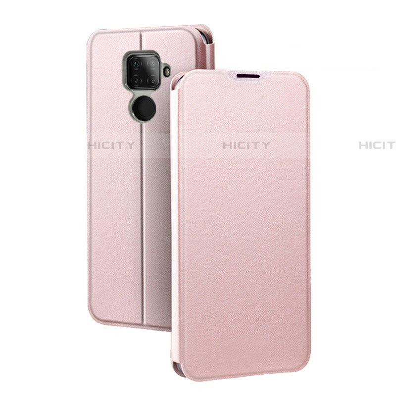 Custodia Portafoglio In Pelle Cover con Supporto L03 per Huawei Nova 5i Pro Oro Rosa