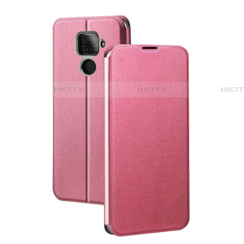 Custodia Portafoglio In Pelle Cover con Supporto L03 per Huawei Nova 5i Pro Rosa