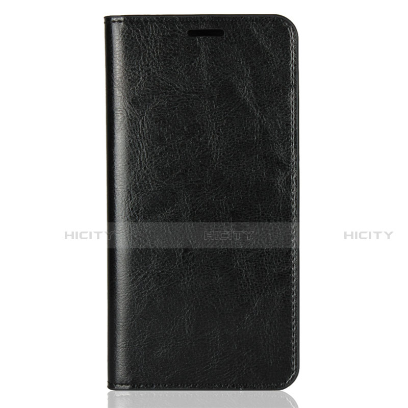 Custodia Portafoglio In Pelle Cover con Supporto L03 per Huawei Y9 (2018) Nero