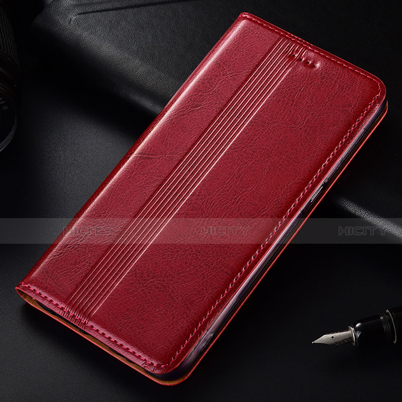 Custodia Portafoglio In Pelle Cover con Supporto L03 per Nokia 4.2 Rosso Rosa