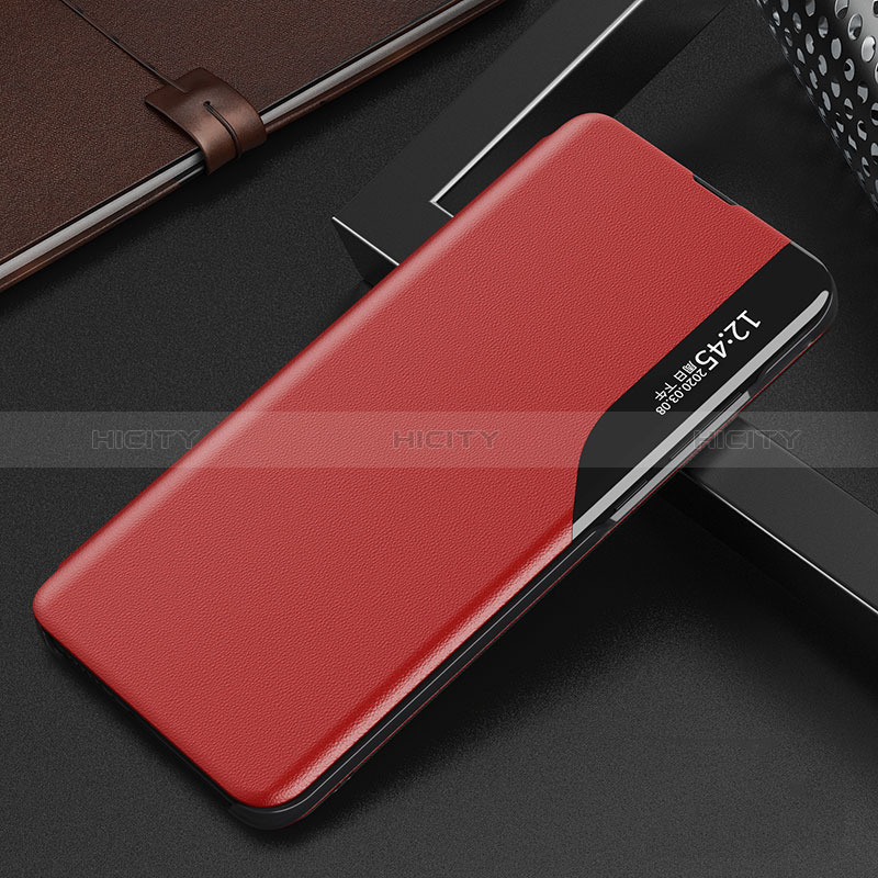 Custodia Portafoglio In Pelle Cover con Supporto L03 per Oppo Reno9 Pro+ Plus 5G Rosso