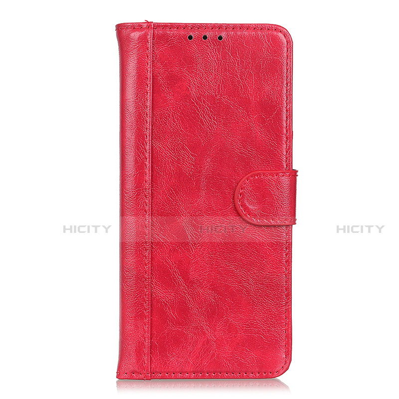 Custodia Portafoglio In Pelle Cover con Supporto L03 per Realme 7 Rosso