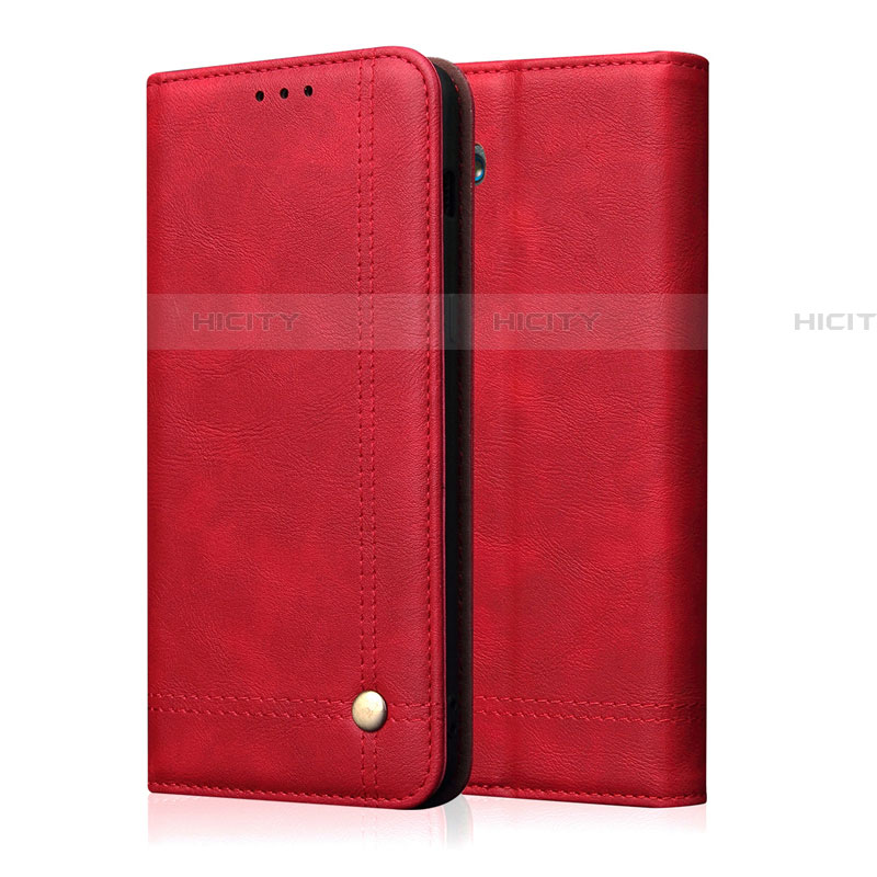 Custodia Portafoglio In Pelle Cover con Supporto L03 per Realme X50 Pro 5G Rosso