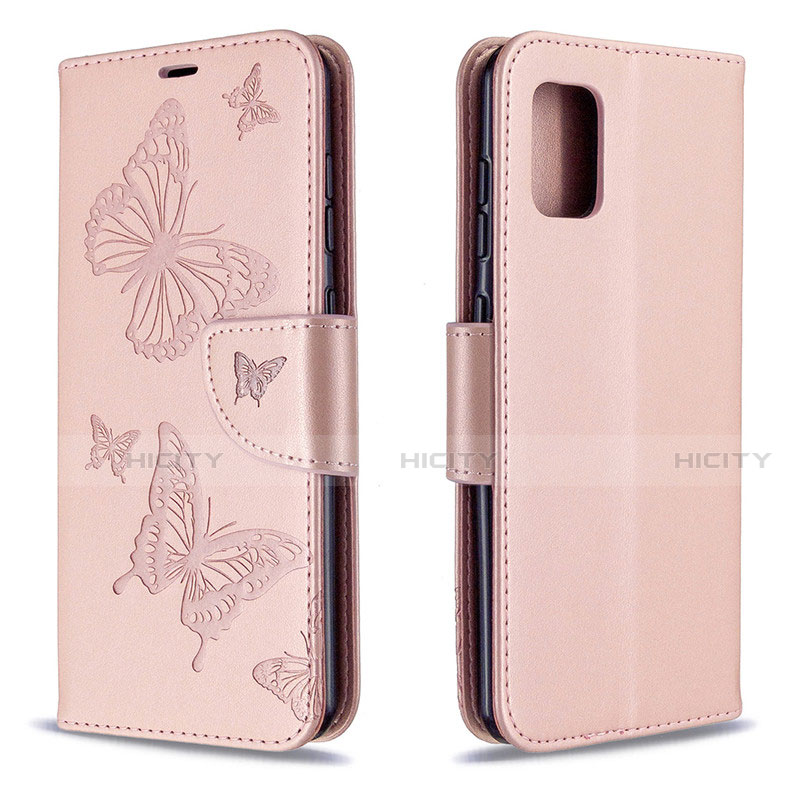 Custodia Portafoglio In Pelle Cover con Supporto L03 per Samsung Galaxy A31 Oro Rosa