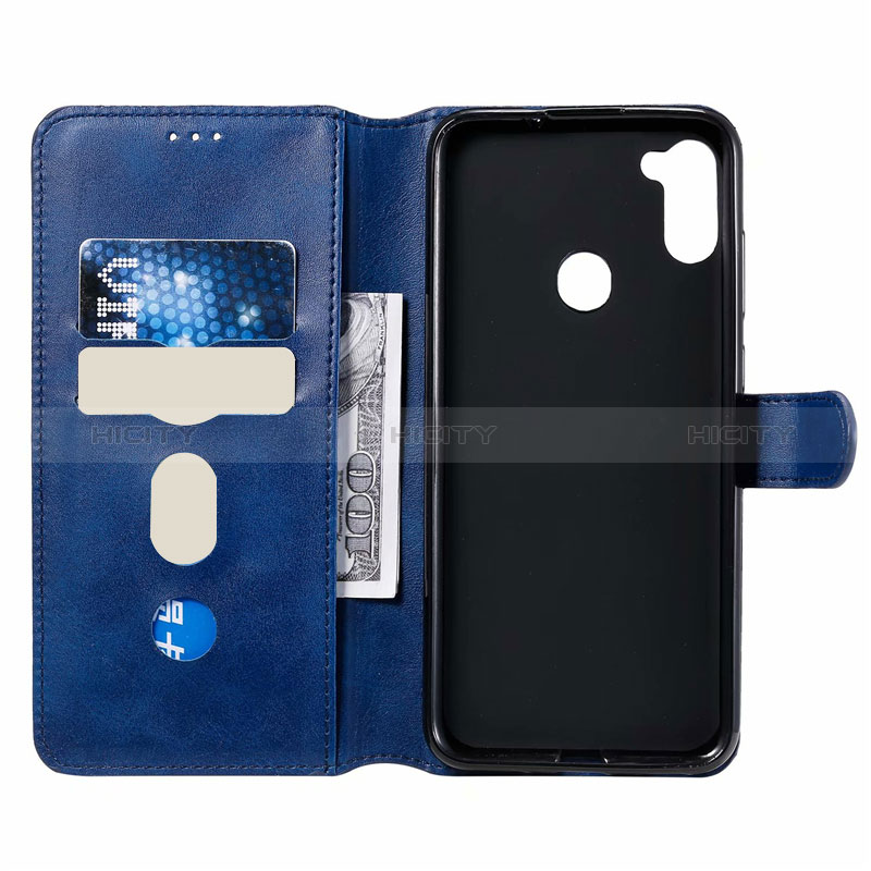 Custodia Portafoglio In Pelle Cover con Supporto L03 per Samsung Galaxy M11