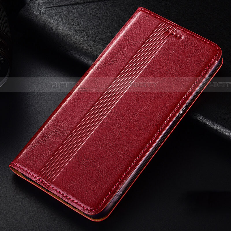 Custodia Portafoglio In Pelle Cover con Supporto L03 per Samsung Galaxy Note 10 Lite Rosso