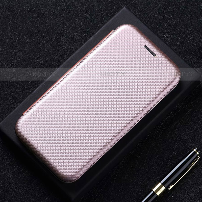 Custodia Portafoglio In Pelle Cover con Supporto L03 per Samsung Galaxy S20 FE 2022 5G Oro Rosa