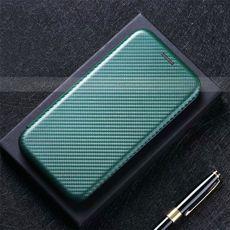 Custodia Portafoglio In Pelle Cover con Supporto L03 per Samsung Galaxy S20 FE 2022 5G Verde