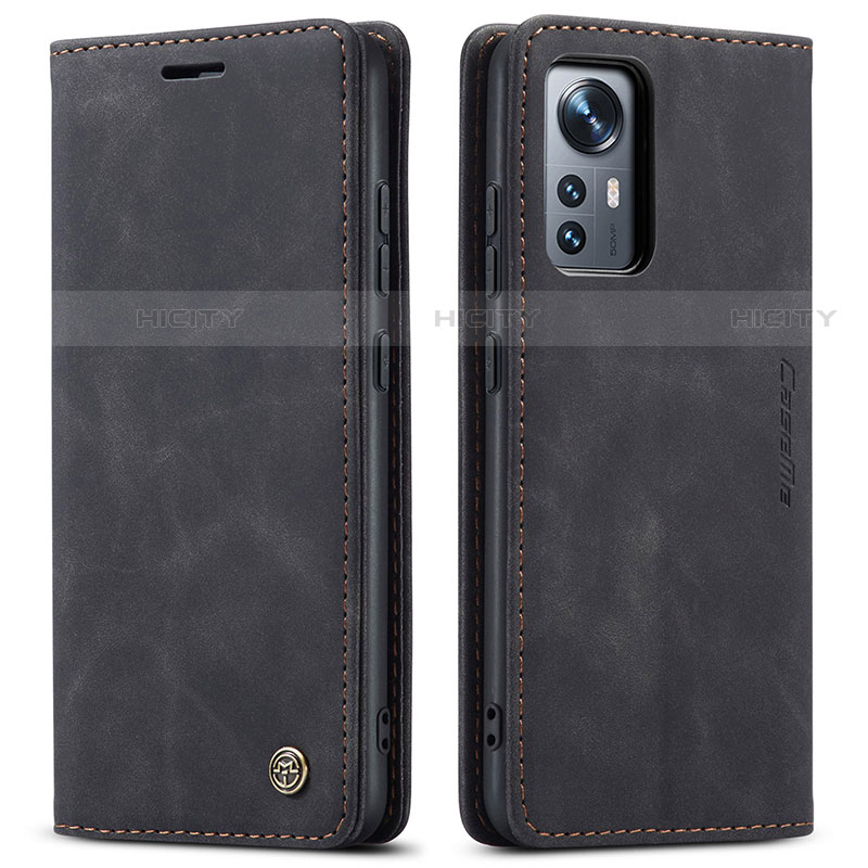 Custodia Portafoglio In Pelle Cover con Supporto L03 per Xiaomi Mi 12X 5G Nero