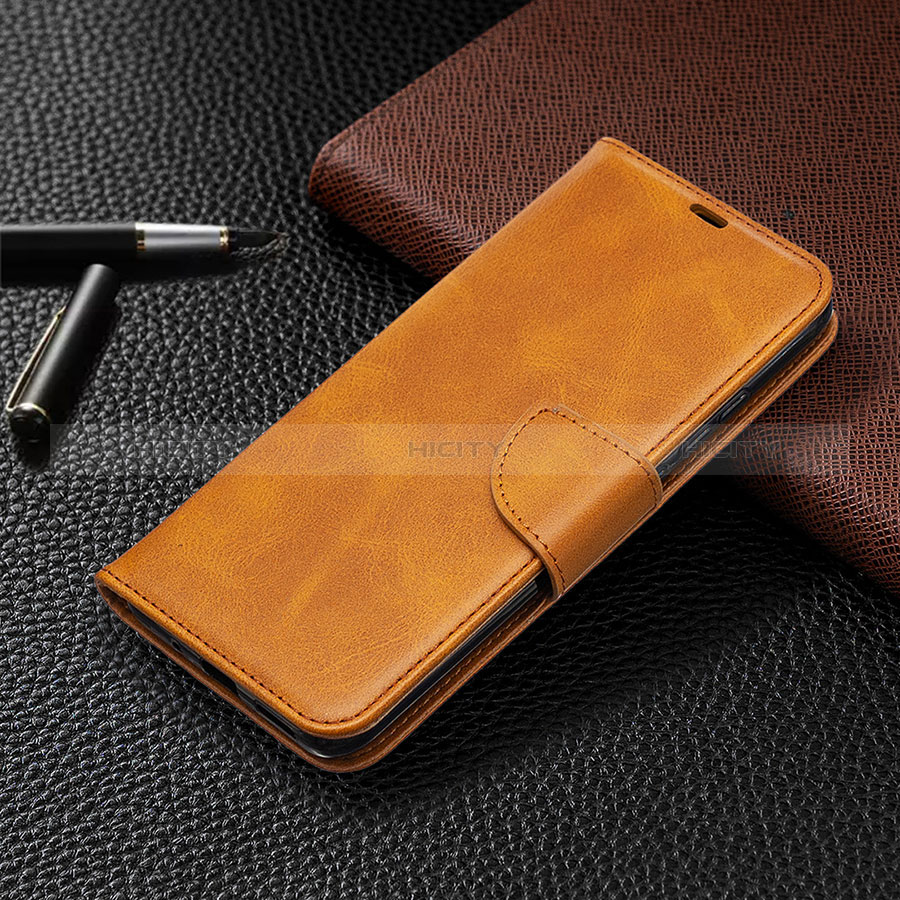 Custodia Portafoglio In Pelle Cover con Supporto L03 per Xiaomi POCO C31 Arancione