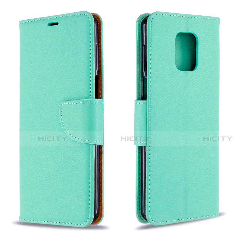 Custodia Portafoglio In Pelle Cover con Supporto L03 per Xiaomi Poco M2 Pro Verde