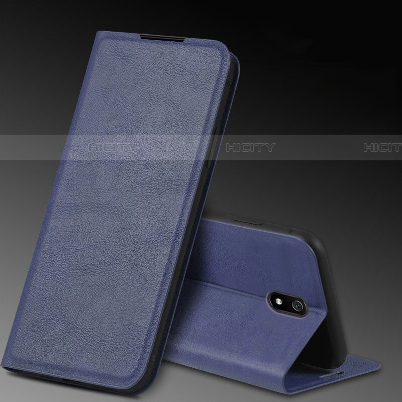 Custodia Portafoglio In Pelle Cover con Supporto L03 per Xiaomi Redmi 8A Blu