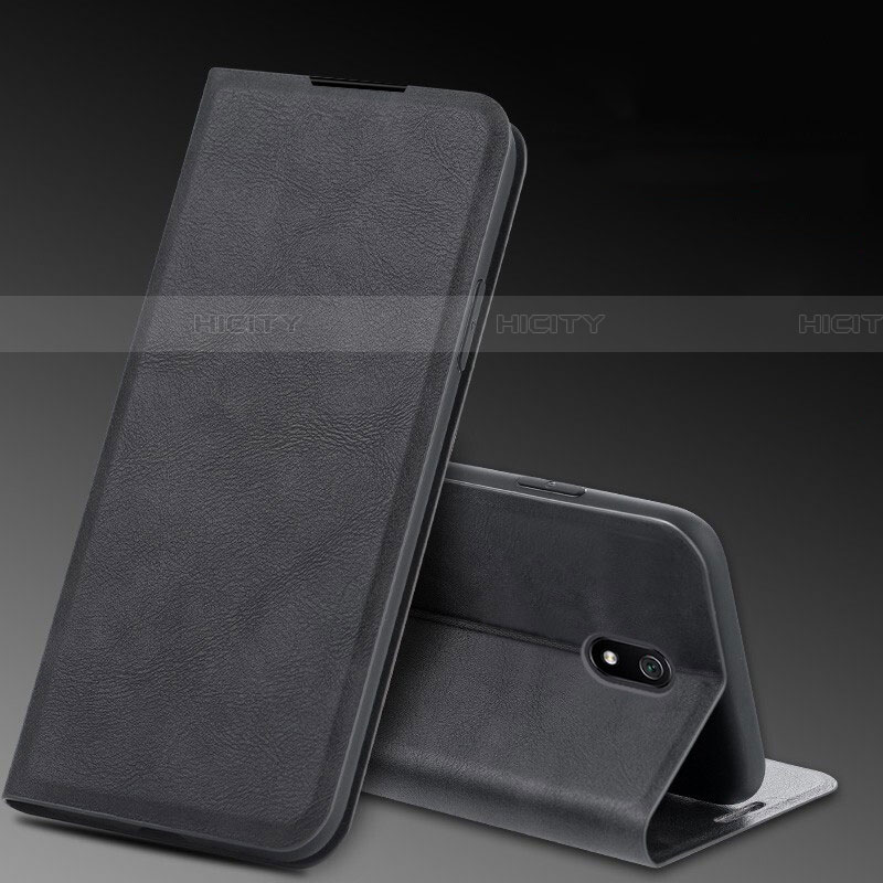 Custodia Portafoglio In Pelle Cover con Supporto L03 per Xiaomi Redmi 8A Nero