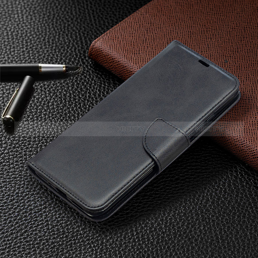 Custodia Portafoglio In Pelle Cover con Supporto L03 per Xiaomi Redmi 9 Activ Nero