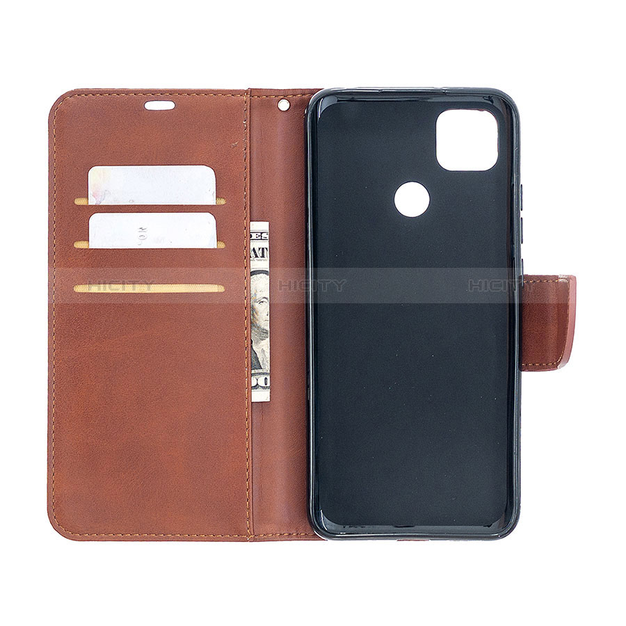 Custodia Portafoglio In Pelle Cover con Supporto L03 per Xiaomi Redmi 9 India