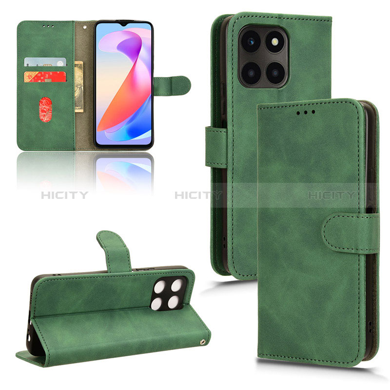 Custodia Portafoglio In Pelle Cover con Supporto L03Z per Huawei Honor X6a