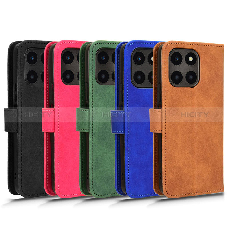 Custodia Portafoglio In Pelle Cover con Supporto L03Z per Huawei Honor X6a