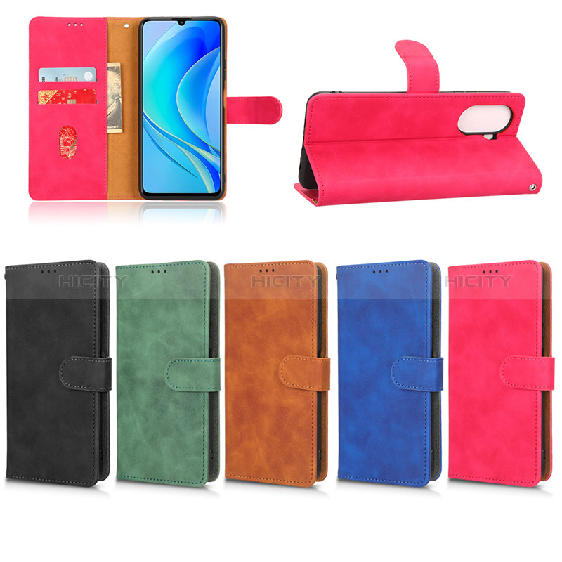 Custodia Portafoglio In Pelle Cover con Supporto L03Z per Huawei Nova Y70