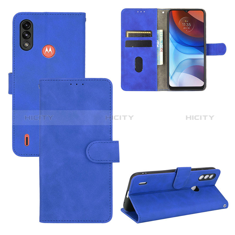 Custodia Portafoglio In Pelle Cover con Supporto L03Z per Motorola Moto E7 Power