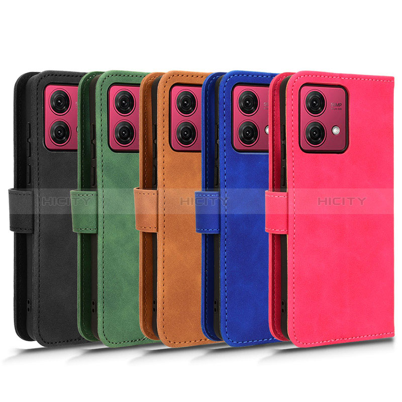 Custodia Portafoglio In Pelle Cover con Supporto L03Z per Motorola Moto G84 5G