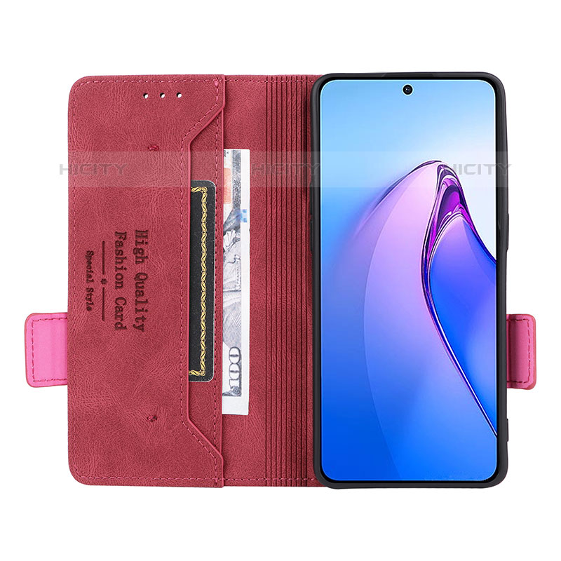 Custodia Portafoglio In Pelle Cover con Supporto L03Z per Oppo Reno8 Pro+ Plus 5G