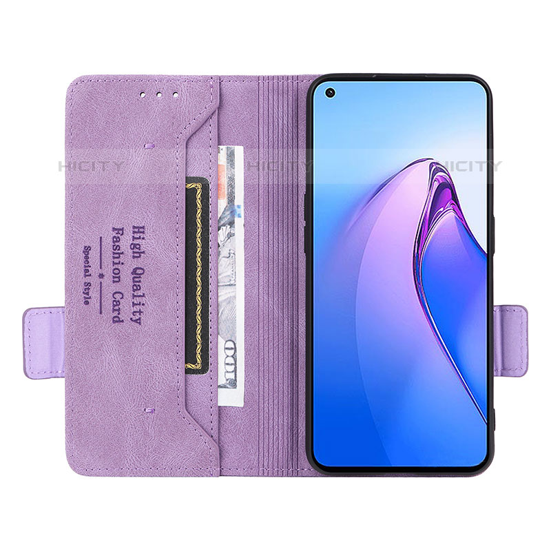 Custodia Portafoglio In Pelle Cover con Supporto L03Z per Oppo Reno9 5G