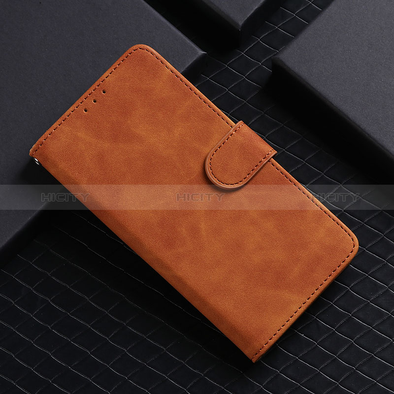 Custodia Portafoglio In Pelle Cover con Supporto L03Z per Realme 8 4G Marrone