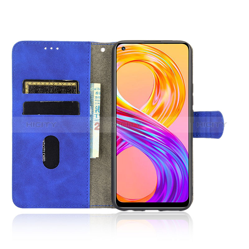 Custodia Portafoglio In Pelle Cover con Supporto L03Z per Realme 8 Pro