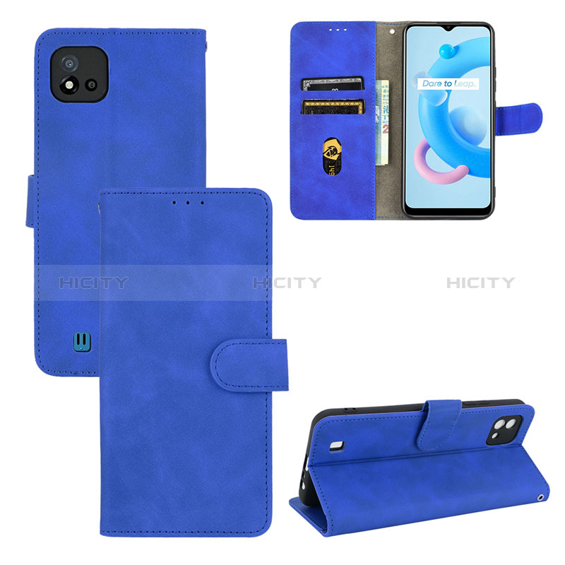 Custodia Portafoglio In Pelle Cover con Supporto L03Z per Realme C11 (2021)