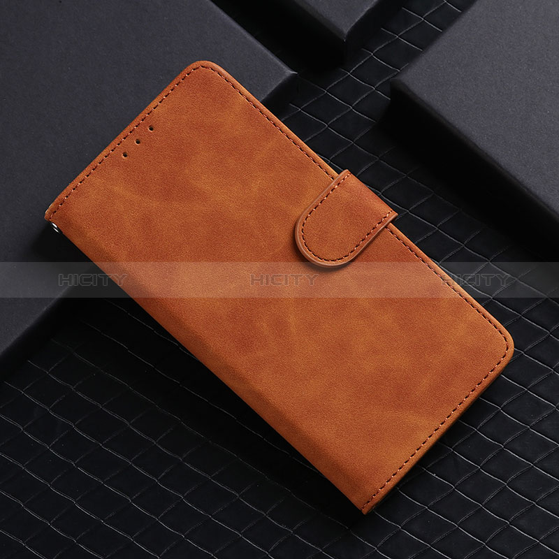 Custodia Portafoglio In Pelle Cover con Supporto L03Z per Realme C11 (2021) Marrone