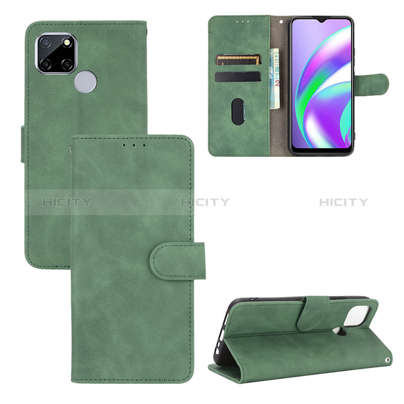 Custodia Portafoglio In Pelle Cover con Supporto L03Z per Realme C25S