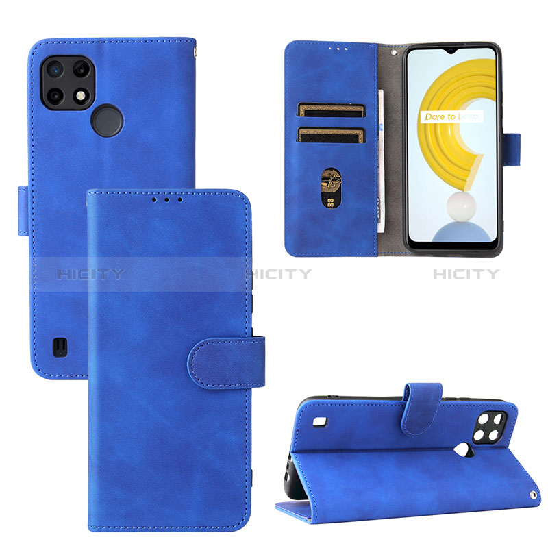 Custodia Portafoglio In Pelle Cover con Supporto L03Z per Realme C25Y India