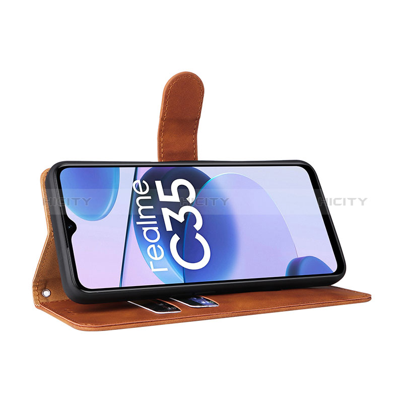 Custodia Portafoglio In Pelle Cover con Supporto L03Z per Realme Narzo 50A Prime