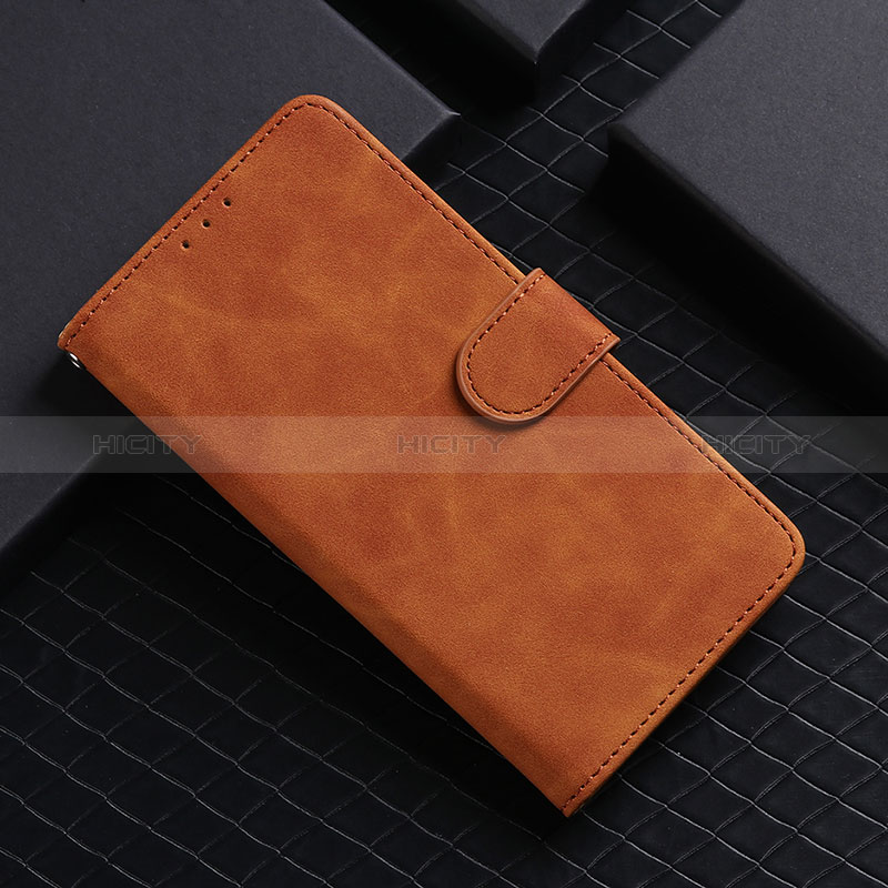 Custodia Portafoglio In Pelle Cover con Supporto L03Z per Realme X7 Max 5G Marrone