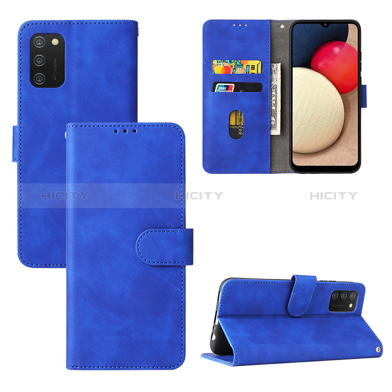 Custodia Portafoglio In Pelle Cover con Supporto L03Z per Samsung Galaxy A02s