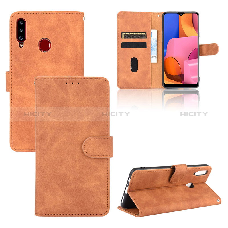 Custodia Portafoglio In Pelle Cover con Supporto L03Z per Samsung Galaxy A20s