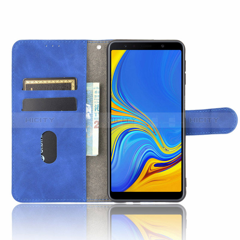 Custodia Portafoglio In Pelle Cover con Supporto L03Z per Samsung Galaxy A7 (2018) A750