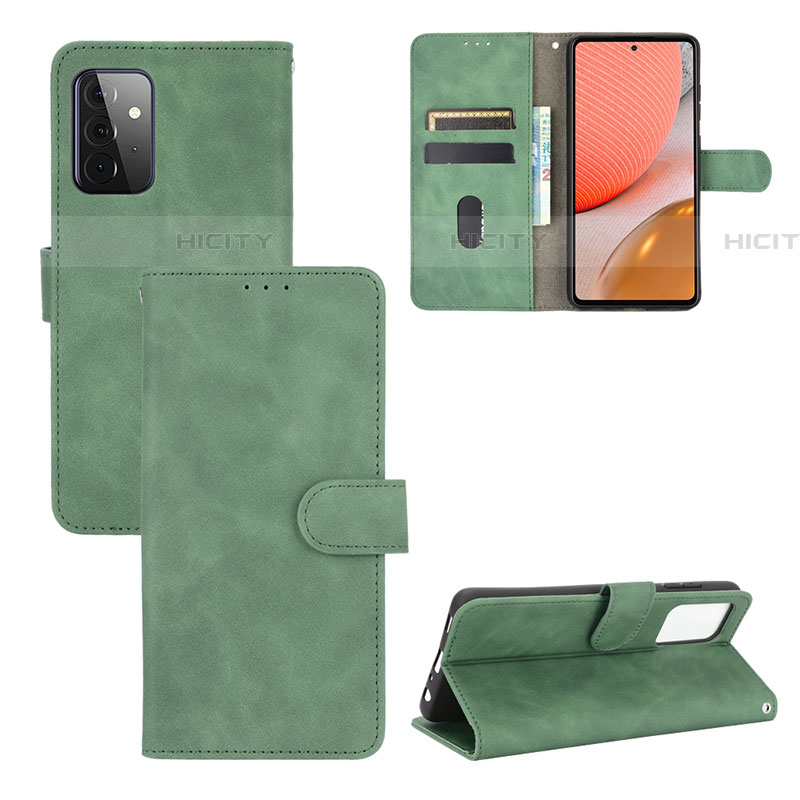 Custodia Portafoglio In Pelle Cover con Supporto L03Z per Samsung Galaxy A72 4G