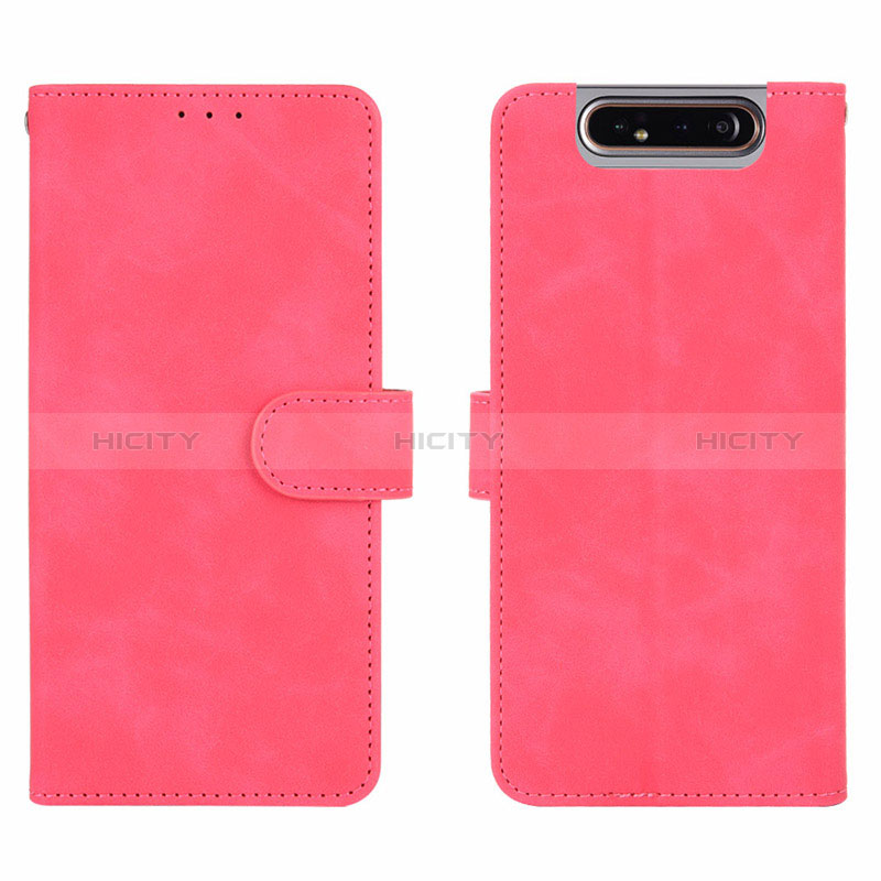 Custodia Portafoglio In Pelle Cover con Supporto L03Z per Samsung Galaxy A80