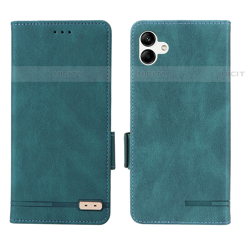 Custodia Portafoglio In Pelle Cover con Supporto L03Z per Samsung Galaxy F14 5G Verde