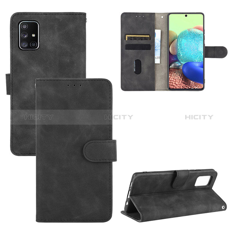 Custodia Portafoglio In Pelle Cover con Supporto L03Z per Samsung Galaxy M40S Nero