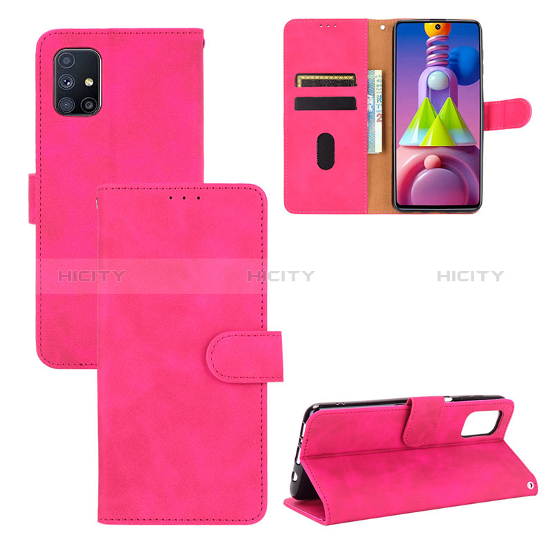 Custodia Portafoglio In Pelle Cover con Supporto L03Z per Samsung Galaxy M51