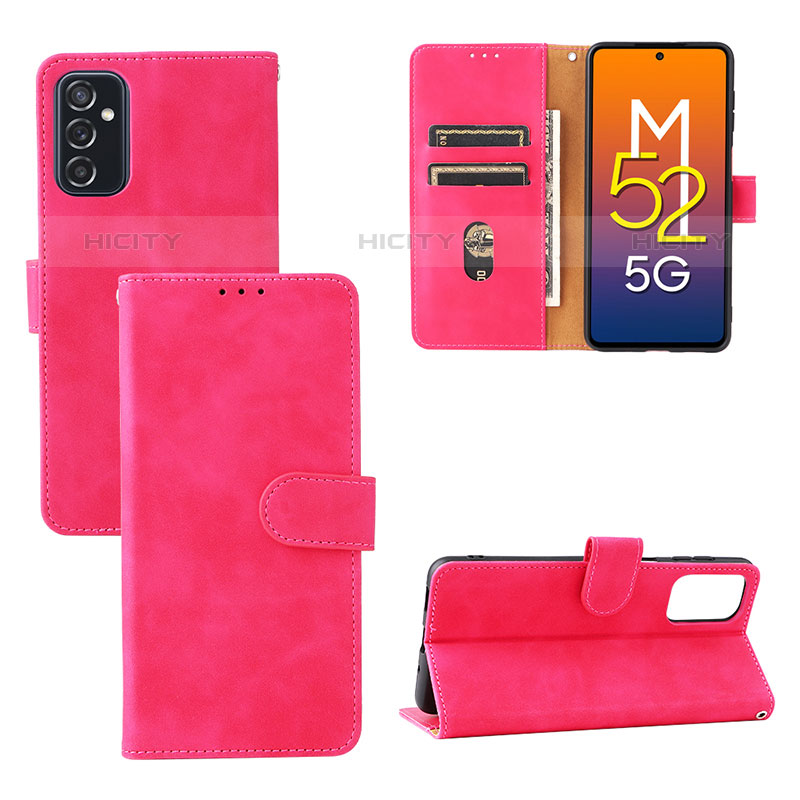 Custodia Portafoglio In Pelle Cover con Supporto L03Z per Samsung Galaxy M52 5G