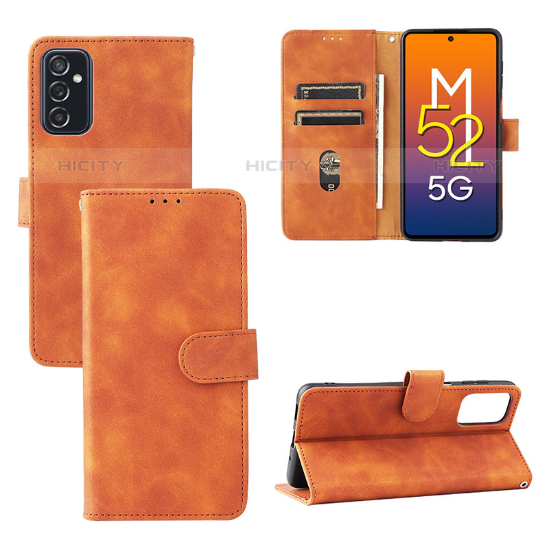 Custodia Portafoglio In Pelle Cover con Supporto L03Z per Samsung Galaxy M52 5G