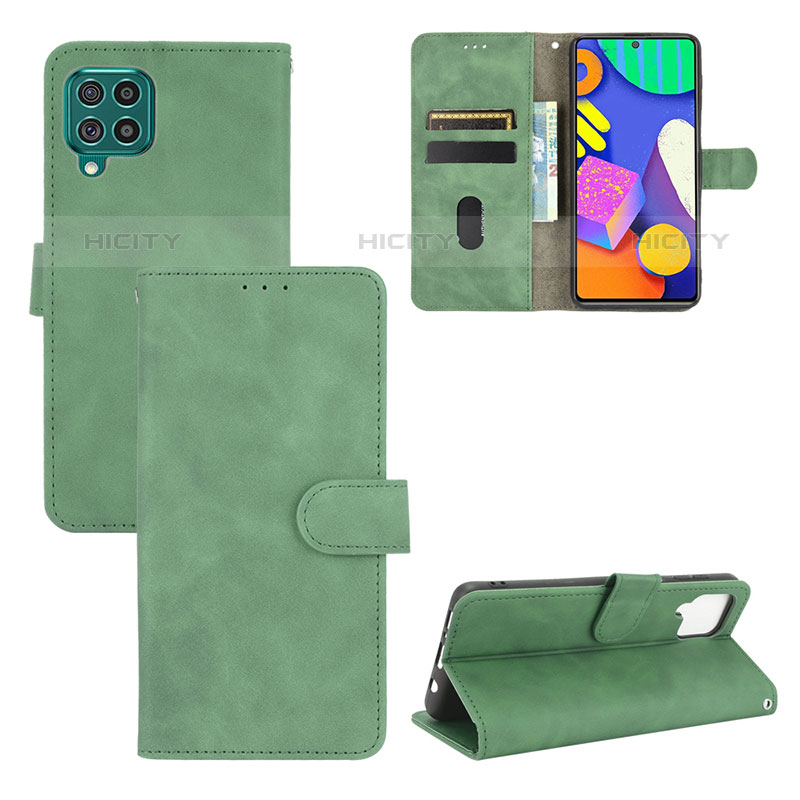 Custodia Portafoglio In Pelle Cover con Supporto L03Z per Samsung Galaxy M62 4G Verde