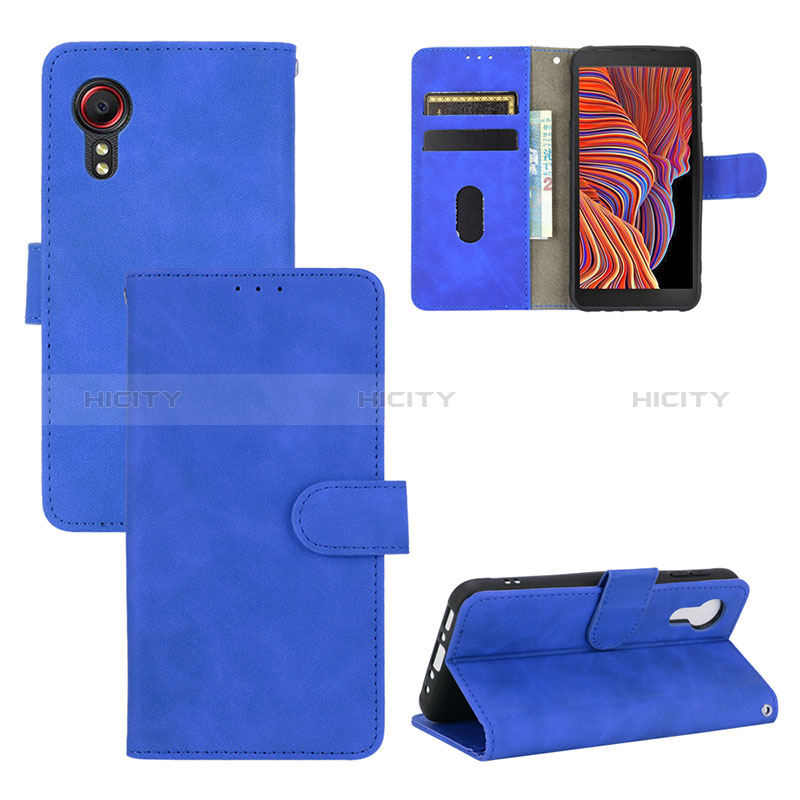 Custodia Portafoglio In Pelle Cover con Supporto L03Z per Samsung Galaxy XCover 5 SM-G525F