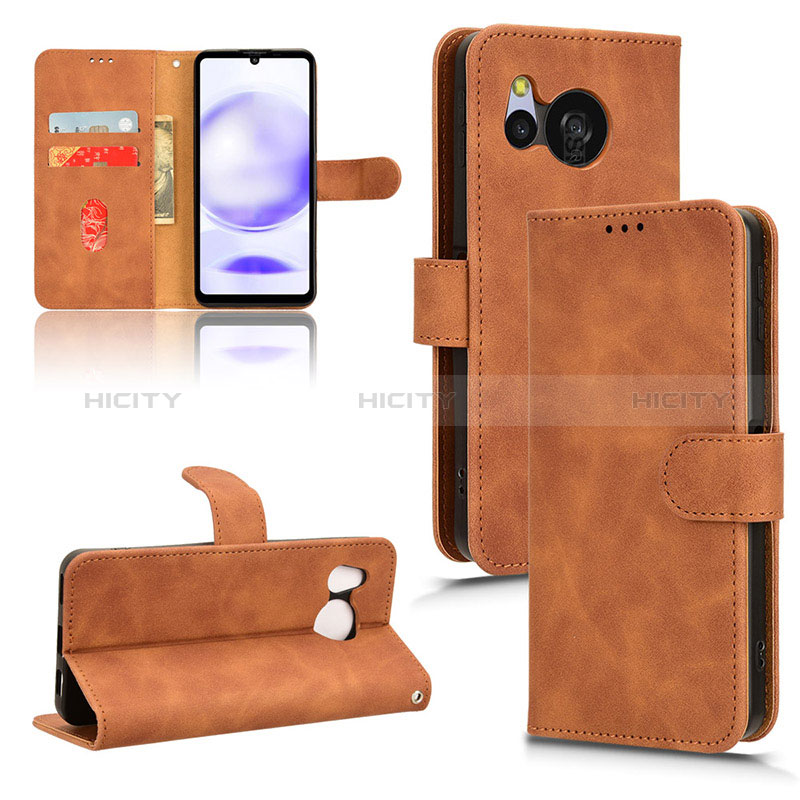 Custodia Portafoglio In Pelle Cover con Supporto L03Z per Sharp Aquos Sense8