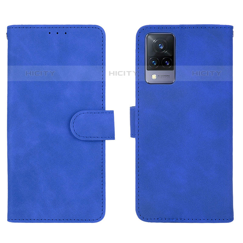 Custodia Portafoglio In Pelle Cover con Supporto L03Z per Vivo V21s 5G Blu